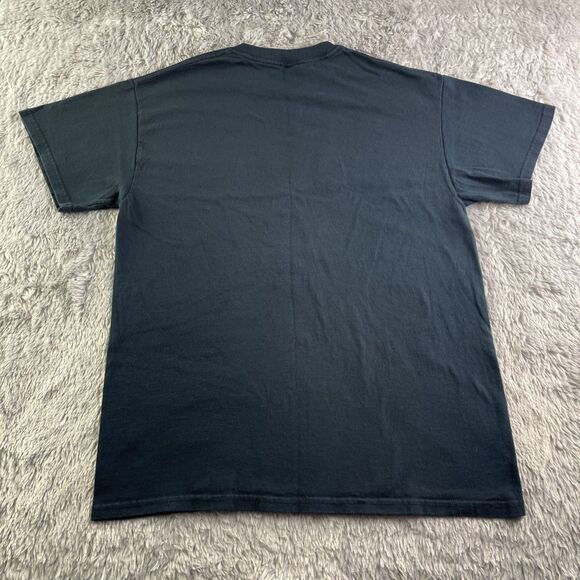 Bob Ross Shirt Mens Medium Black Red Blue Graphic Art Tee America Retro Classic - Picture 5 of 7